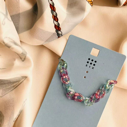 دستبند شنل هفت رنگ پاستلی