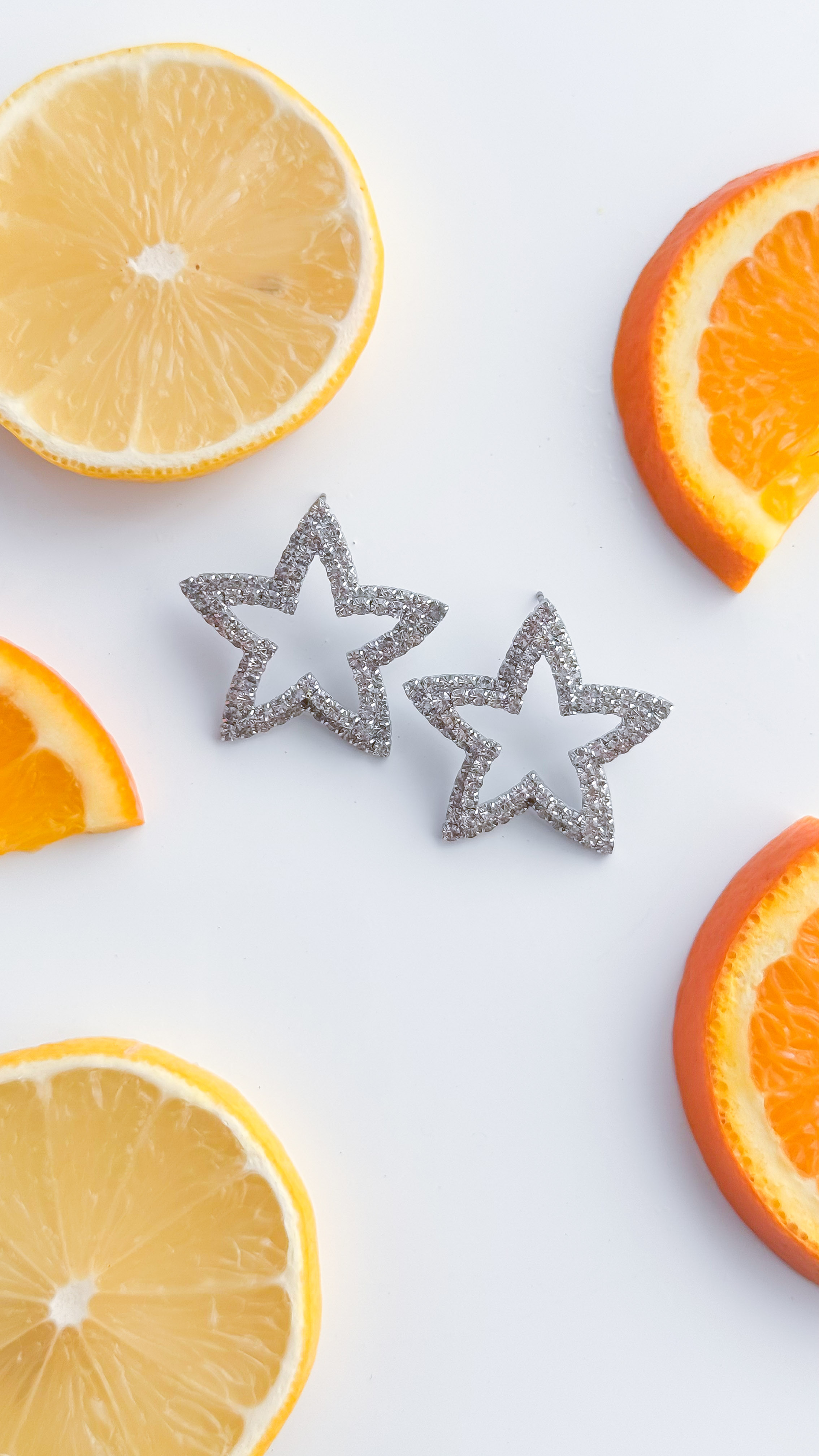 گوشواره ستاره فول نگین درخشان و پر نما گوشواره زنانه گوشواره جواهری